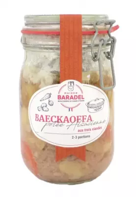 Baeckeoffe Traditionnel aux Trois Viandes Alsace en Bocal Plat Cuisiné