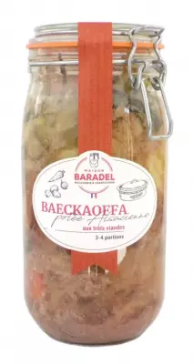 Baeckeoffe Traditionnel aux Trois Viandes Alsace en Bocal Plat Cuisiné
