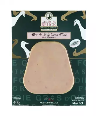 Bloc de Foie Gras mi-cuit Oie 50% morceaux