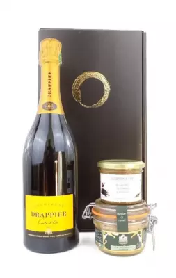 Le Coffret Parfait pour les Fêtes : Champagne & Foie Gras pour Célébrer