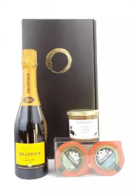 Le Coffret Parfait pour les Fêtes : Champagne & Foie Gras pour Célébrer