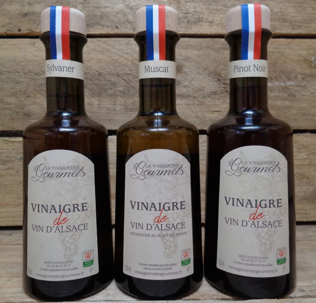 La Vinaigrerie des Gourmets Vinaigre aux Vins d'Alsace Bio