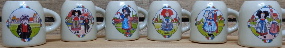 Verre Alsace Hansi Verre alsacien avec d�cor Hansi