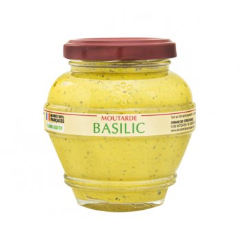 Moutarde Basilic Elaboré en Alsace