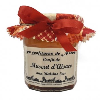 Confit de Muscat d'Alsace Production Artisanale 100% naturel