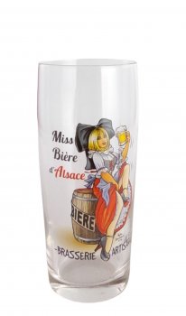 Verre Bière Miss Alsace