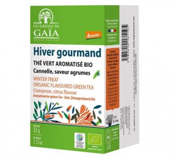 Thé Vert Agrume Cannelle Infusettes Bio & Equitable 