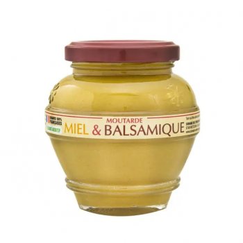 Moutarde Miel Balsamique 100% de Graines de Moutardes Françaises