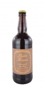 Bière brune à la monarde et au bleuet