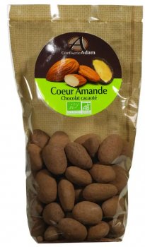 Amande enrobée de Chocolat Noir 74% Cacaoté