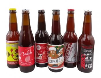 Coffret 6 Bières de Noël Artisanales Alsace