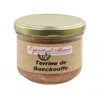 Terrine Baeckeoffe Spécialité d'Alsace pour l'apéritif 