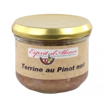 Terrine au Pinot Noir Vin Rouge d'Alsace Fabriquée en Alsace