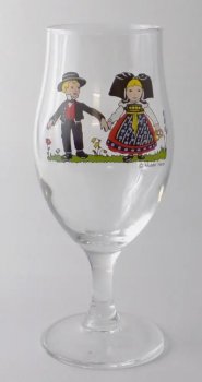 Verre à bière Tulipe Décor Hansi