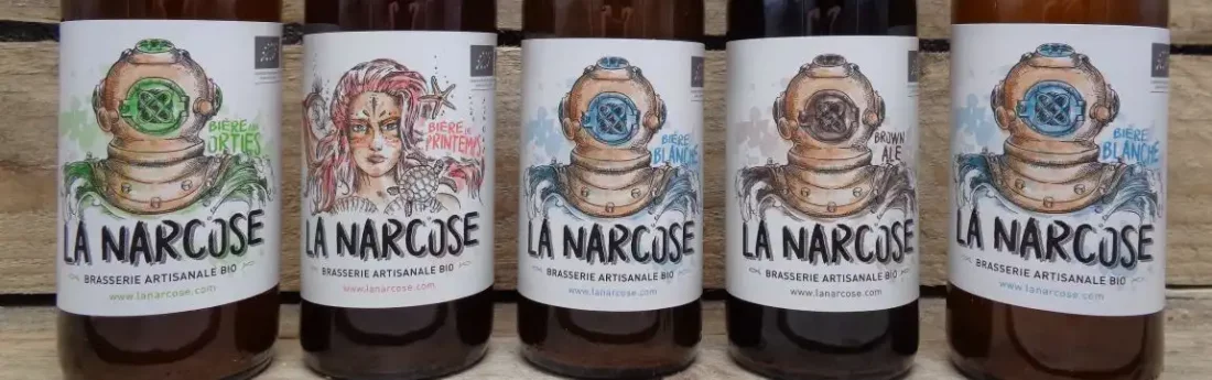 Brasserie La Narcose Bire issu de l'agriculture Biologique